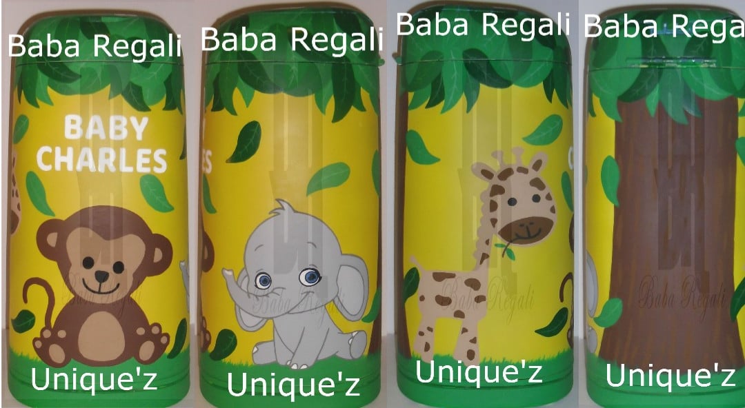 Image of SAFARI DIAPER PAIL (JUNGLE DIAPER PAIL)