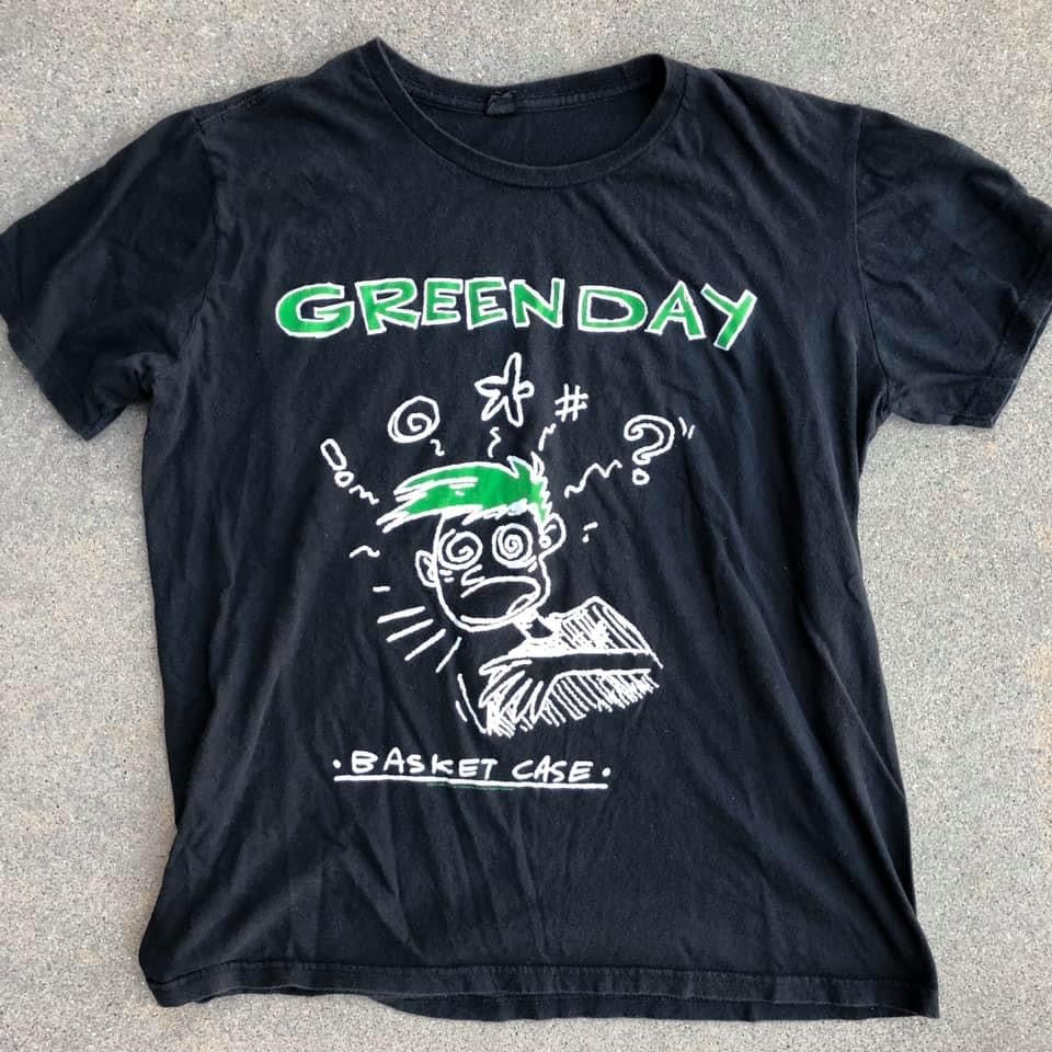 スーパーレア VTG XL 90's GREEN DAY basket tee-