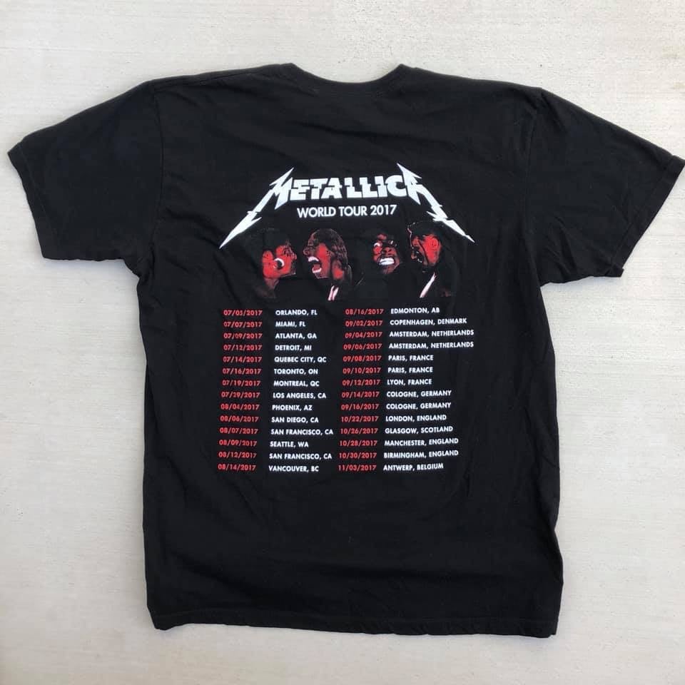 Image of 2017 METALLICA “World Wired” Tour Tee