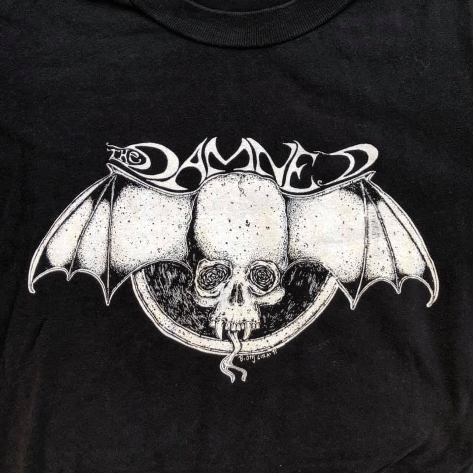 Image of The Damned Winged Skull Tee