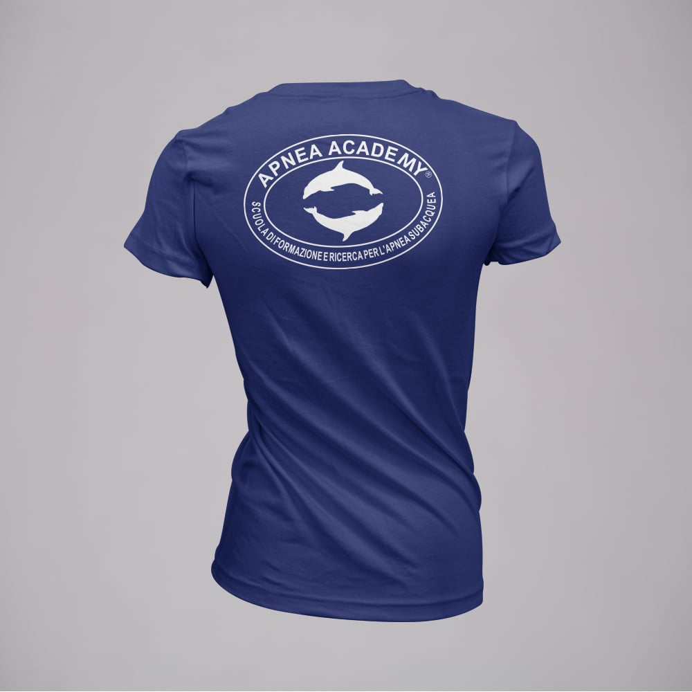 LOGO-T NAVY WOMAN