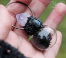 Image 4 of Black Moss Bottle Necklace