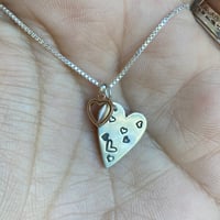 Image 1 of Two hearts necklace