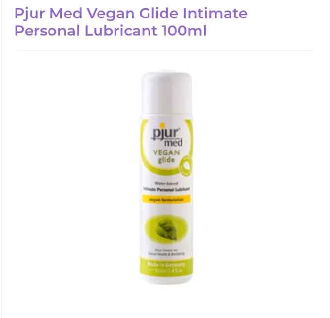 Image of Pjur Med Vegan Glide Intimate Personal Lubricant 100ml