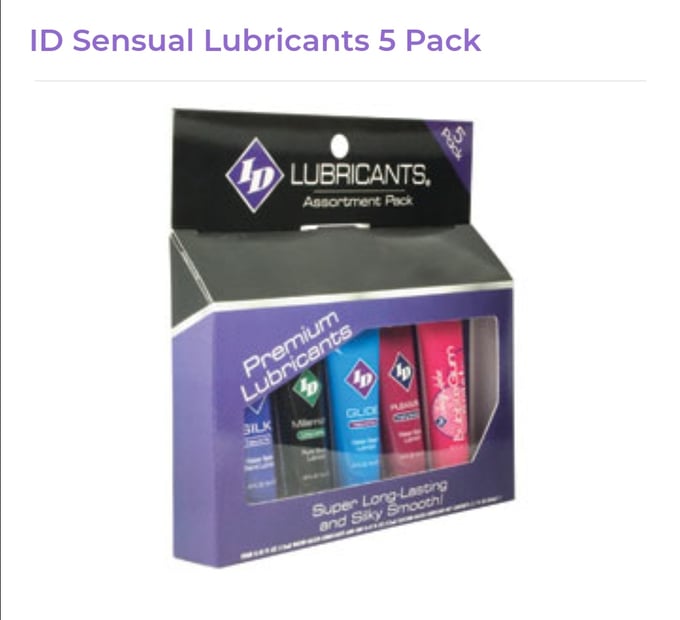 Image of ID Sensual Lubricants 5 Pack