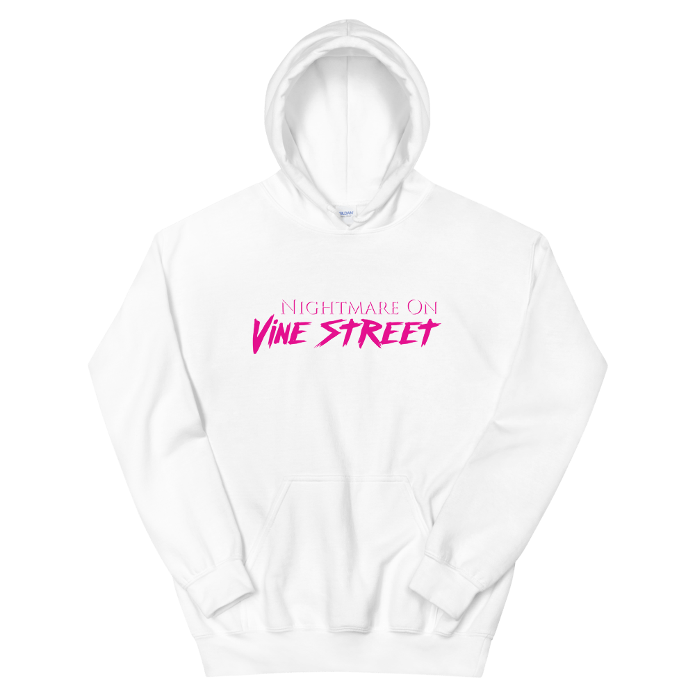 Image of 'Nightmare on Vine Street' Hoodie (White)