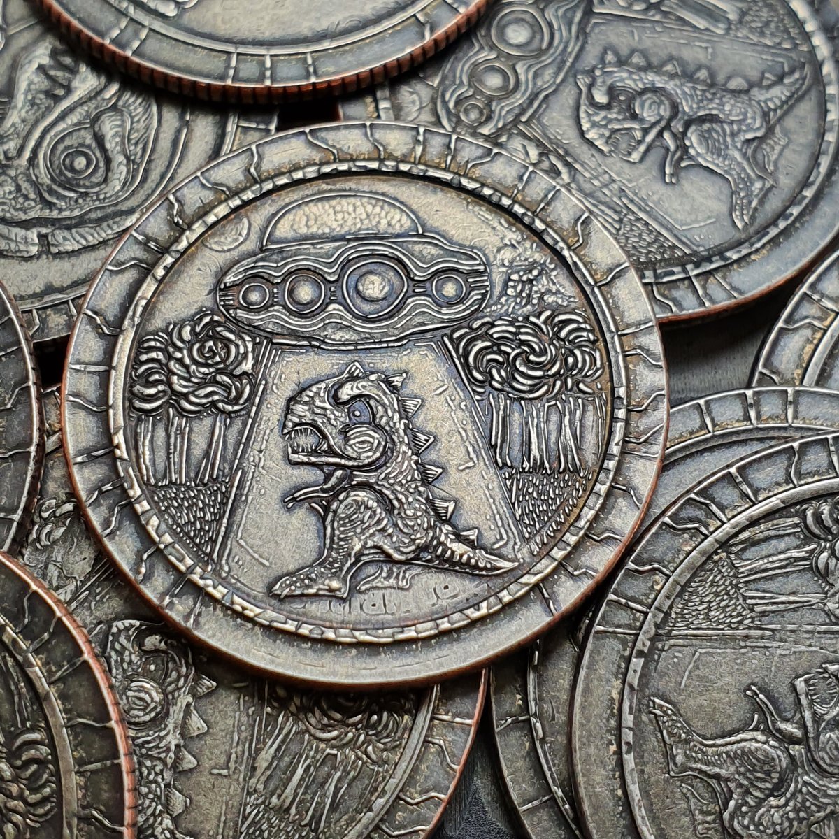 Dinosaucer Coin