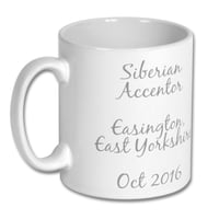 Image 2 of Siberian Accentor Mug - 2016