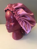 Image 3 of Luxurious JUMBO Satin Bonnets- Reversible  