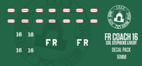 Image 2 of FR Col Stephens Livery Coach Decal Packs 16mm