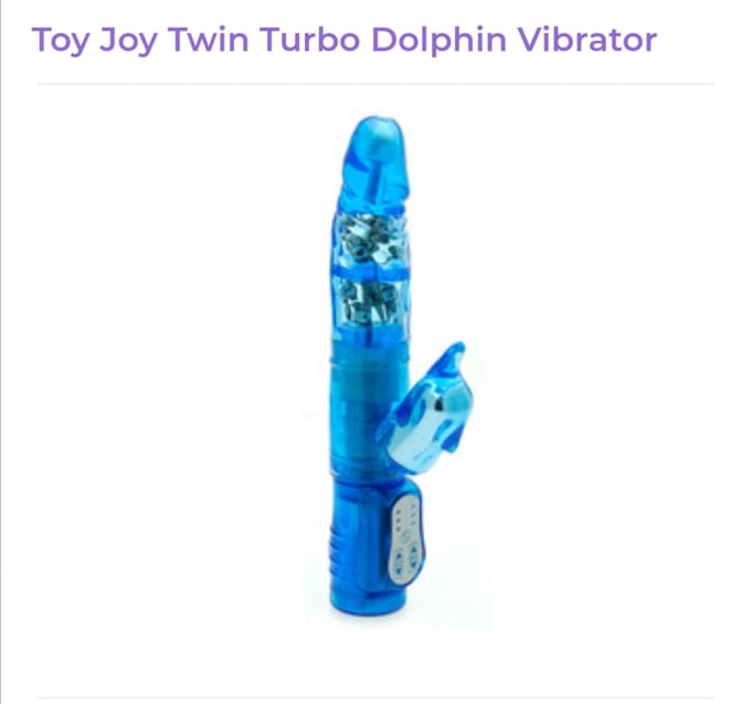 Image of Toy Joy Twin Turbo Dolphin Vibrator