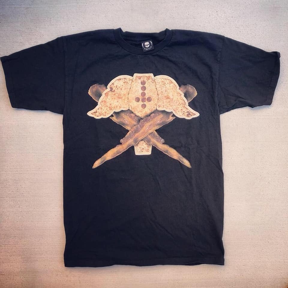 Image of Flying Coffin “Pizza” Logo Tee