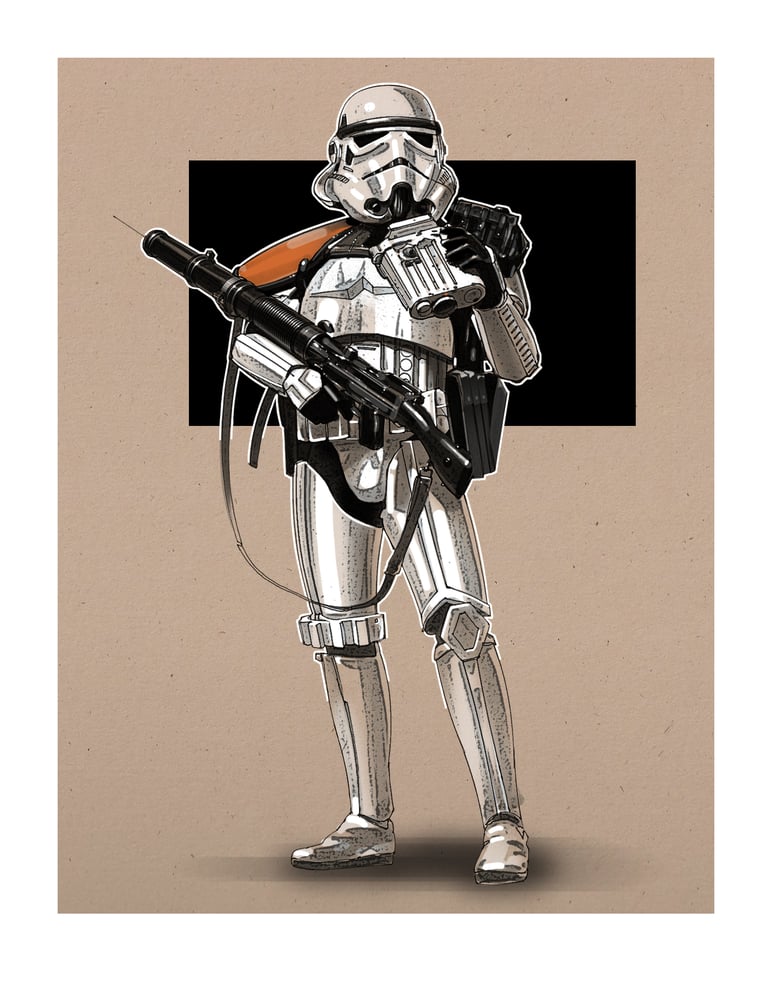 Image of Stormtroopers -  8 1/2" x 11" OPEN EDITION COLLECTIBLE Giclée PRINTS