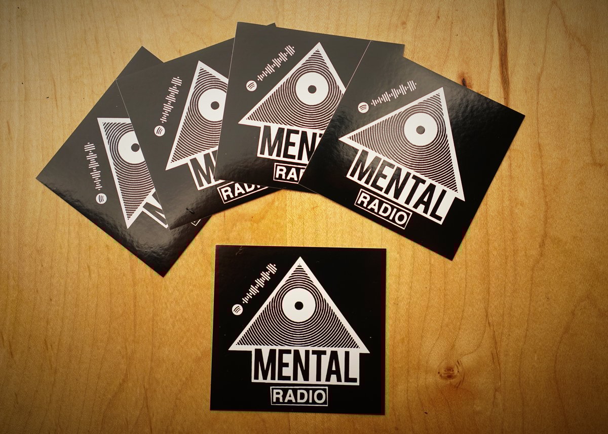 MENTAL RADIO Sticker 5 Pack!