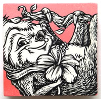Image 1 of Suave Sloth Print on Wood