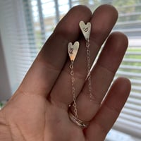 Image 1 of Heart balloon earrings