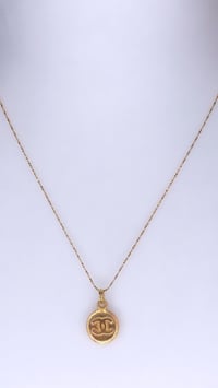 Image 1 of The Dainty Chain ~ Double C CHANEL Coin 