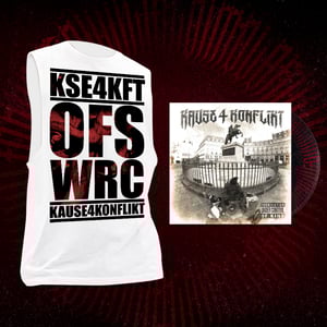 Image of PACK#2 MAN TANK WHITE & DIGIPACK ALBUM 2020 "Fornication Under Control of King"