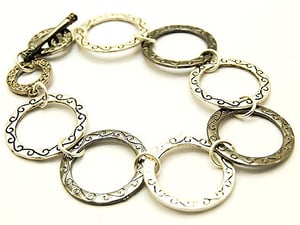 Image of Brighton Inspired Circles Bracelet