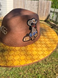 Image 2 of Mustard Gorg girl Fedora hat