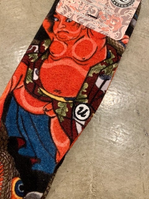 Image of KINTARO SNAKE SOCKS  THREETIDESTATTOO 