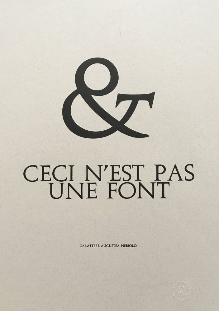 Image of CECI N’EST PAS UNE FONT