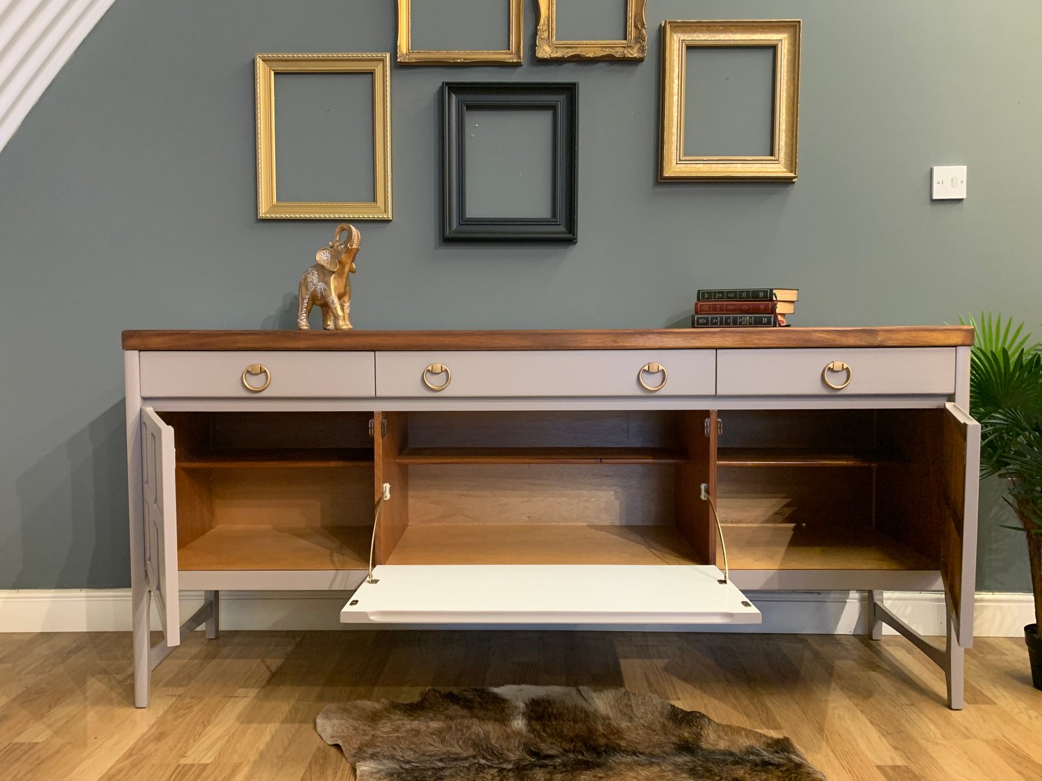 Image of Nathan teak sideboard in neutral.