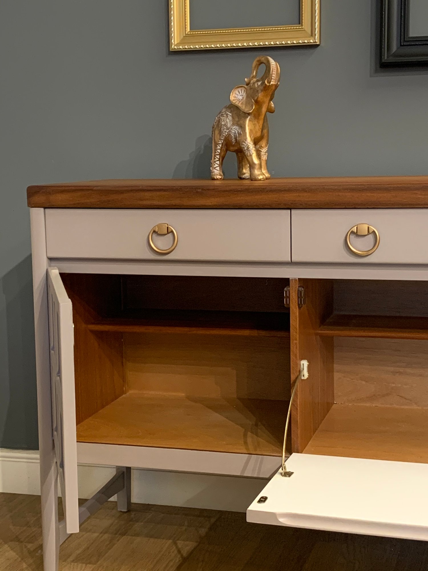 Image of Nathan teak sideboard in neutral.