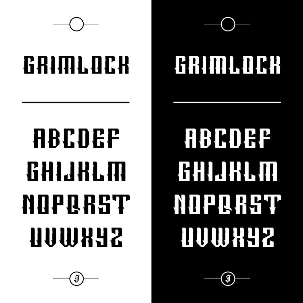 Image of Grimlock Font