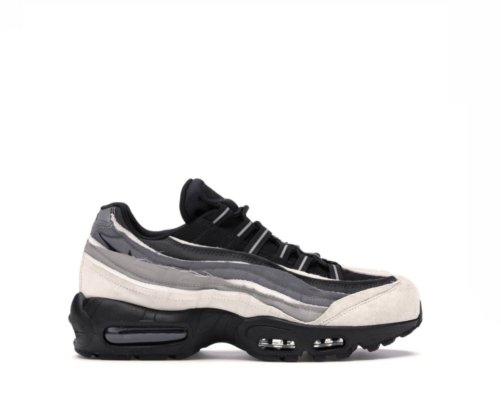 Image of NIKE COMME DES GARCON AIR MAX 95 BLACK GREY CU8406-101