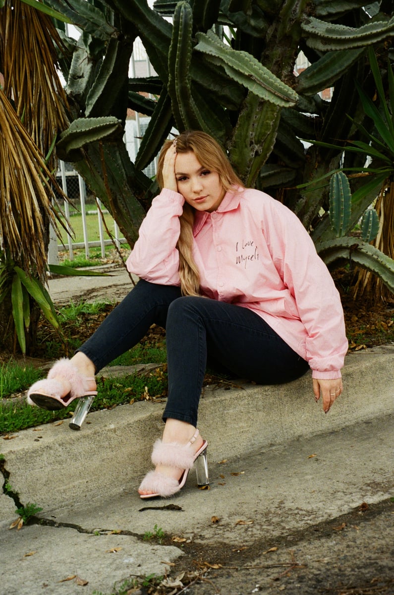 Pink ILoveMyself Windbreaker / JustBeDope