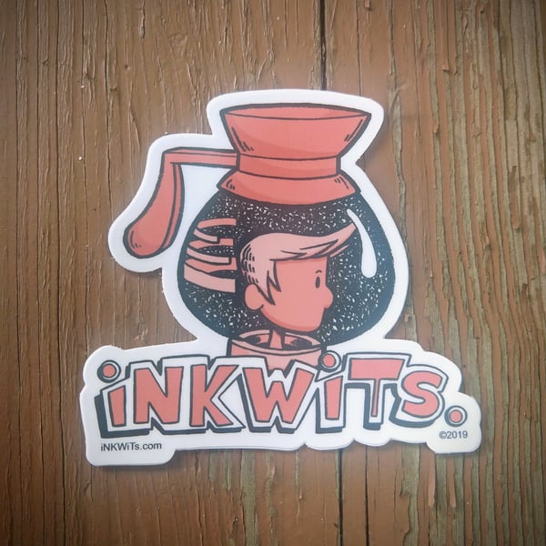 Image of iNKWiTs Spaceman Logo Sticker