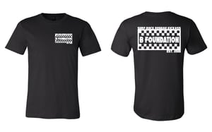 Image of Checkers Tee Front (Medium and Large Only)