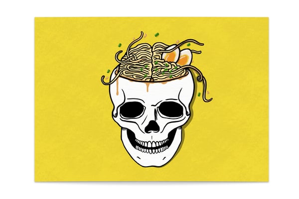 Image of Noodle Noggin' Print