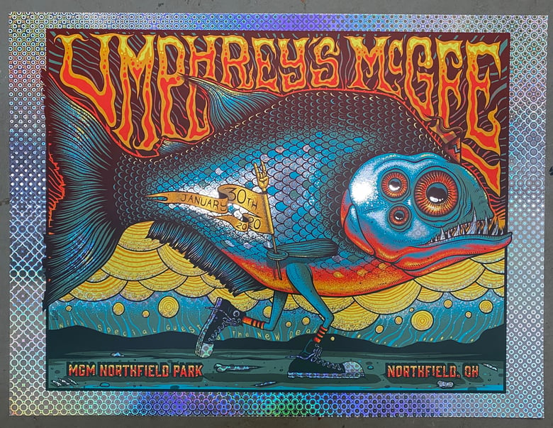 Image of Umphrey’s McGee - January 30th, 2020 - Northfield, OH - Pyramid Foil Variant