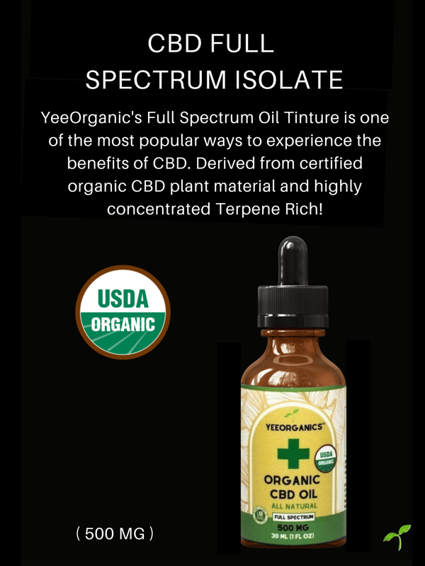 Image of VANILLA CBD TINTURE 500MG