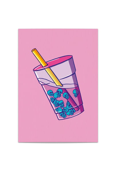 Image of Rock Out With Your Bubble Tea Out Print