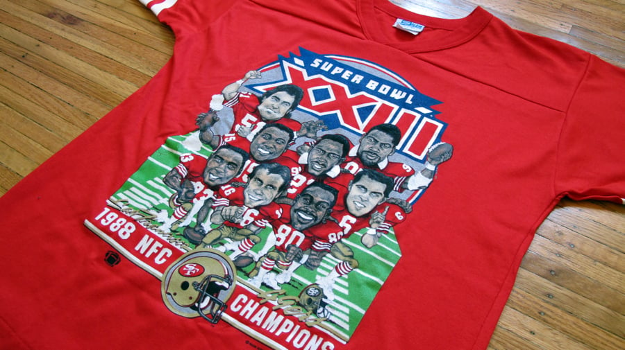 Image of Vintage SB XXIII 49ers t-shirt by SALEM