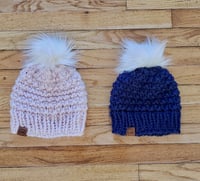 Image 2 of Chunky Patterned Adult Beanie