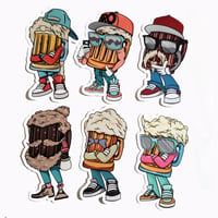 Sud Buds 6 Pack Stickers