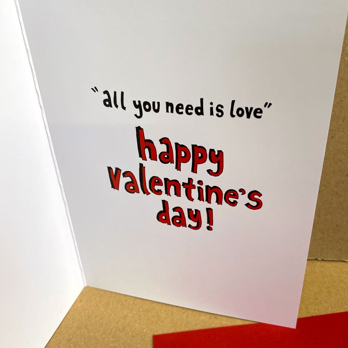 Image of Soppy Puppets' Valentine's Card