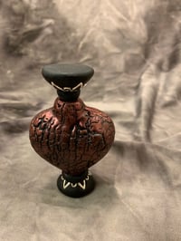 Image 2 of Potion bottle red polymer clay with bat and cross