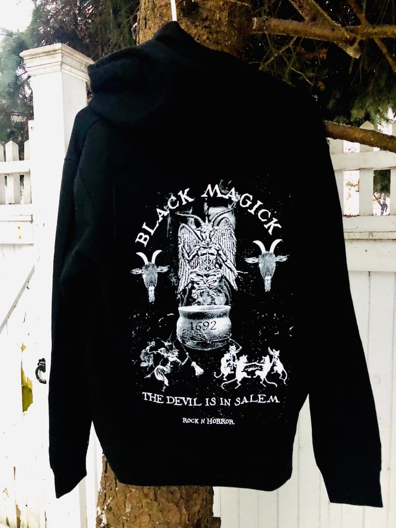 Image of Black Magick Zip Up Hoodie