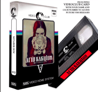 LIMITED 20 ACID BABYLON VHS CLUB EDITION + DVD and MEMBERCARD
