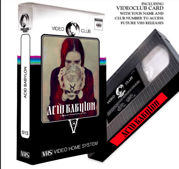 Image of LIMITED 20 ACID BABYLON VHS CLUB EDITION + DVD and MEMBERCARD