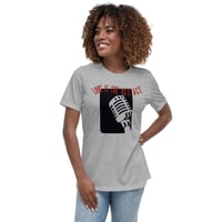Image 2 of Women's Love is the Message relaxed fit Tee - available in black, grey, or white