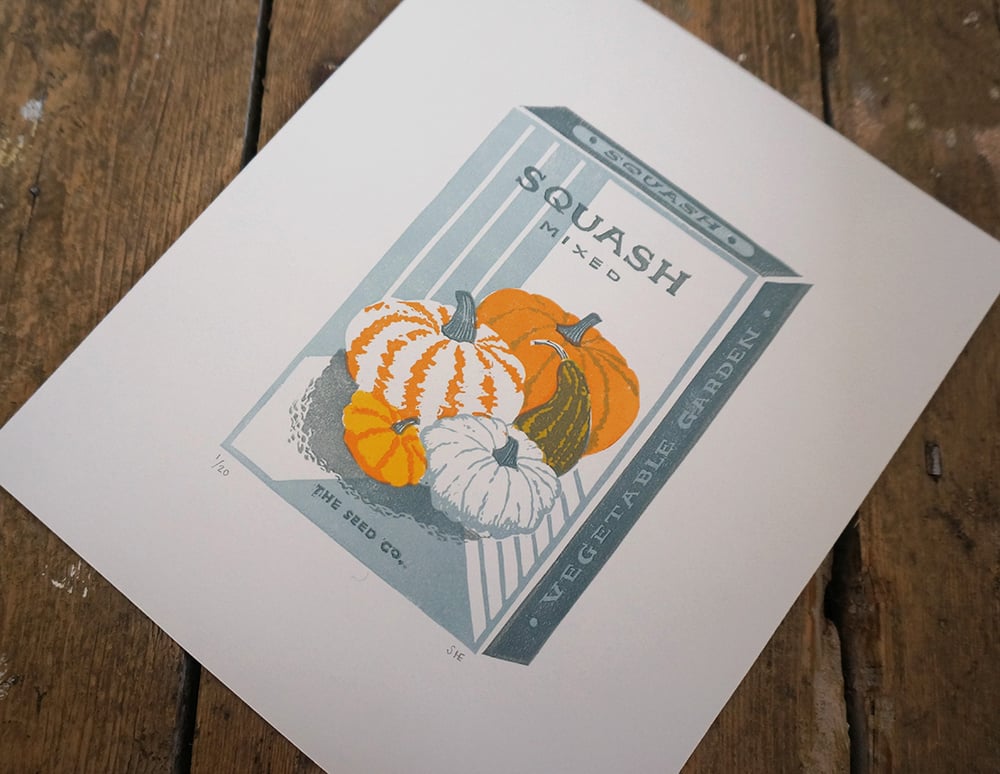 Image of October Print - Squash