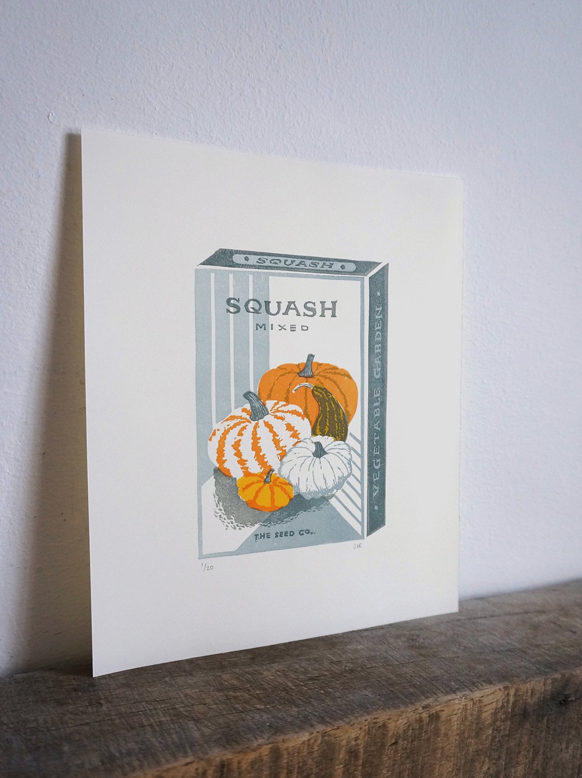 Image of October Print - Squash
