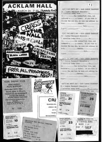 Image 3 of DEFIANT POSE London Gig Flyers Vol.1 1977-97 *reprint*