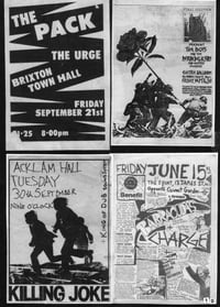 Image 5 of DEFIANT POSE London Gig Flyers Vol.1 1977-97 *reprint*